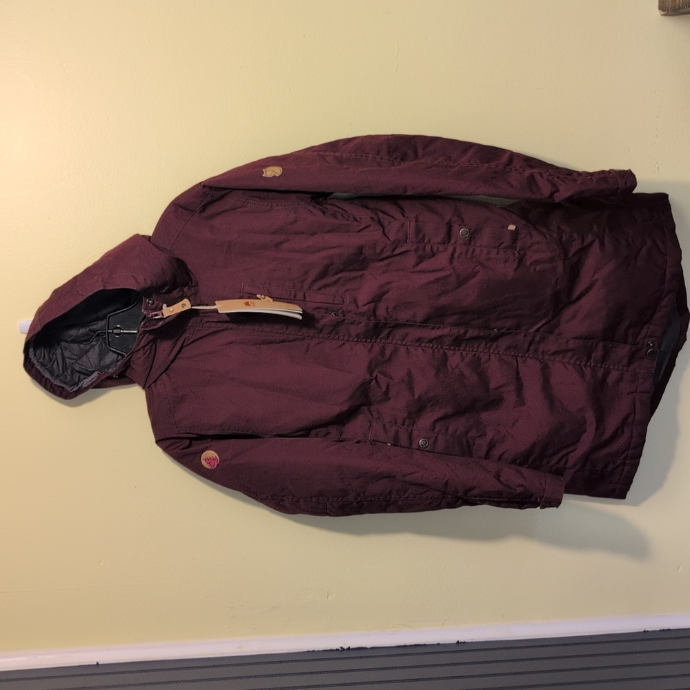 Fjallraven G-1000 Kiruna Parka Maroon Women Small NWT